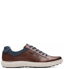 Sneakersy Clarks brązowe męskie 