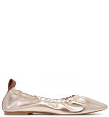 Baleriny Pepe Jeans złote damskie 