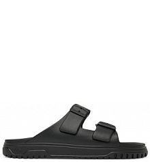 Klapki Armani Exchange czarne męskie 