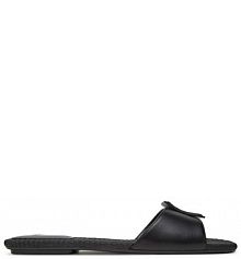 Klapki Armani Exchange czarne damskie 