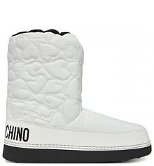 Śniegowce LOVE MOSCHINO białe damskie 