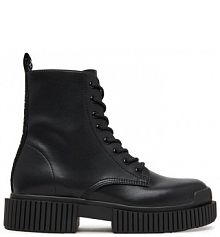 Botki Armani Exchange czarne damskie 