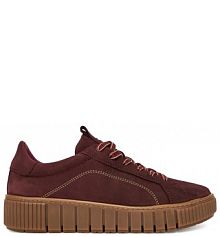 Sneakersy Tamaris bordowy damskie 
