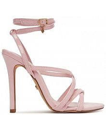 Sandały na szpilce DeeZee różowe 