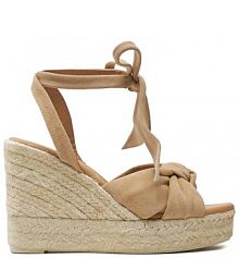 Espadryle Manebi beżowe damskie 