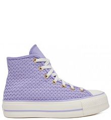 Trampki wysokie Converse fioletowe damskie 