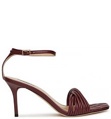 Sandały na szpilce Marella czerwone