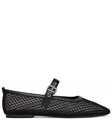 Baleriny Tommy Jeans czarne damskie 