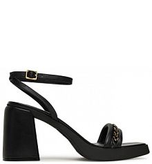 Sandały na słupku Liu Jo czarne 