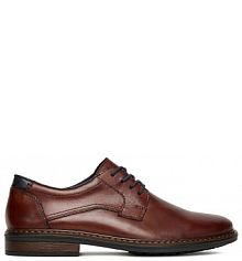 Półbuty wizytowe Rieker brązowe męskie 