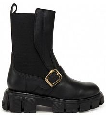 Botki LOVE MOSCHINO czarne damskie 