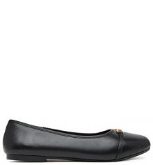 Baleriny LOVE MOSCHINO czarne damskie 