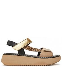 Sandały na koturnie Gabor beżowe 