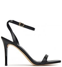 Sandały na szpilce MICHAEL Michael Kors czarne