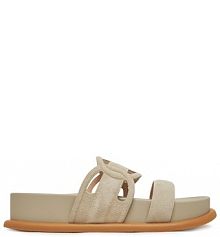 Klapki Liu Jo beżowe damskie 