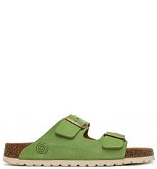 Klapki Dr. Brinkmann zielone damskie 