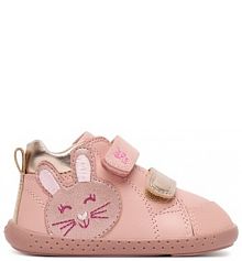 Sneakersy Garvalin różowe dziecięce 