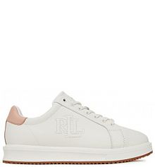 Sneakersy LAUREN RALPH LAUREN białe damskie 
