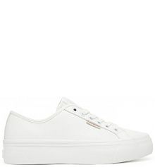 Sneakersy Calvin Klein Jeans białe damskie 