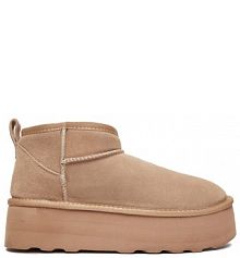 Śniegowce DeeZee beżowe damskie 