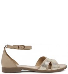 Sandały Lasocki beżowe damskie 