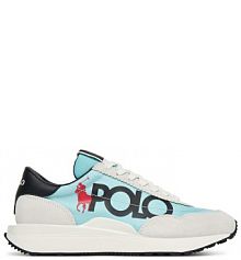 Sneakersy Polo Ralph Lauren niebieskie damskie 