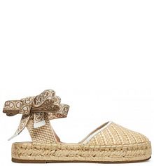Espadryle Coccinelle beżowe damskie 