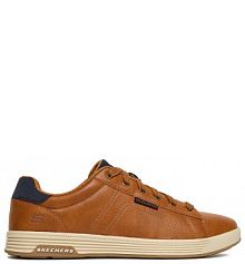 Sneakersy Skechers brązowe męskie 