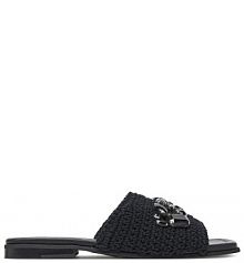 Klapki Inuikii czarne damskie 