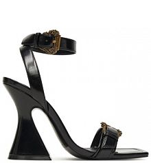 Sandały na słupku Versace Jeans Couture czarne 