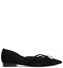 Baleriny Liu Jo czarne damskie 