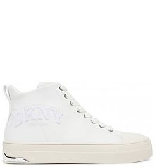 Trampki wysokie DKNY białe damskie 