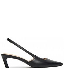 Sandały na słupku Calvin Klein czarne 