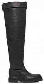 Kozaki Patrizia Pepe czarne damskie 