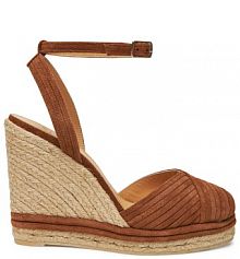 Espadryle Castañer brązowe damskie 