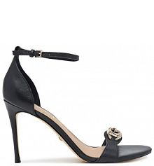 Sandały na szpilce Guess czarne