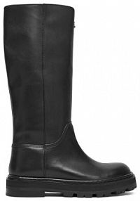 Kozaki Patrizia Pepe czarne damskie 