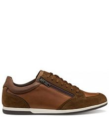 Sneakersy Geox brązowe męskie 