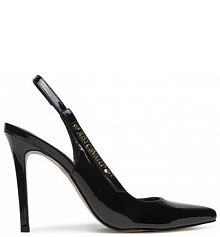 Sandały na szpilce Just Cavalli czarne