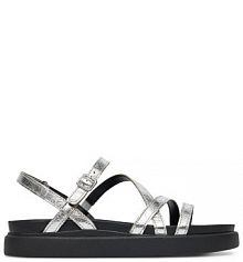 Sandały Clarks srebrne damskie 