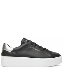 Sneakersy Tommy Hilfiger czarne damskie 