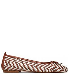 Baleriny Unisa brązowe damskie 