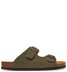 Klapki Dr. Brinkmann zielone męskie 