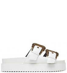 Klapki Versace Jeans Couture białe damskie 