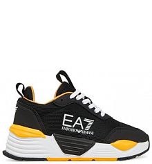 Sneakersy EA7 Emporio Armani czarne dziecięce 