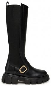 Kozaki LOVE MOSCHINO czarne damskie 