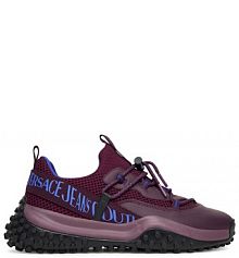 Sneakersy Versace Jeans Couture bordowy męskie 