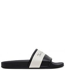 Klapki KARL LAGERFELD czarne damskie 