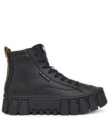 Sneakersy Tommy Jeans czarne damskie 