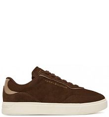 Sneakersy Tommy Hilfiger brązowe damskie 